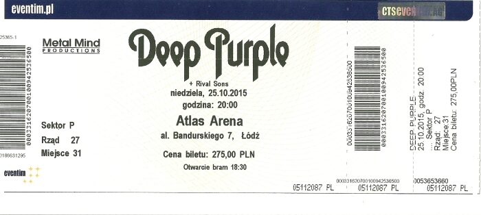 Deep Purple – miejsce siedzące