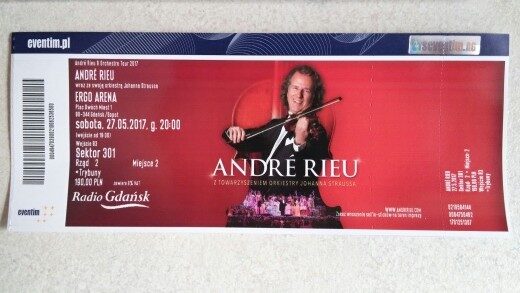 André Rieu dwa bilety