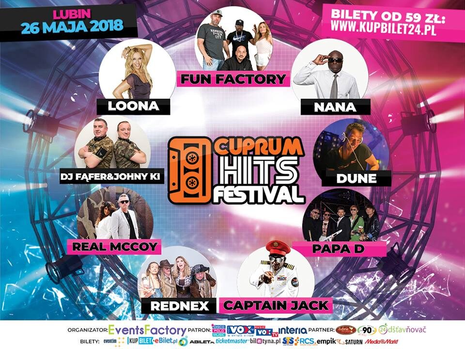 Sprzedam 2 bilety na koncert Cuprum Hits Festival2