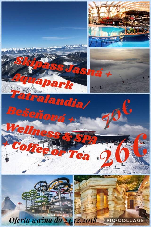 Skipass Jasna Chopok, Aquapark Tatralandia, Sauny