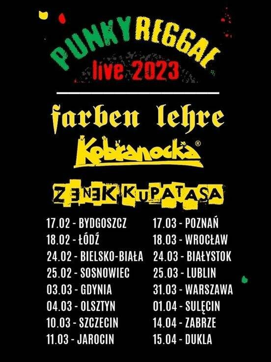 Punky Reggae live Farben Lehre, Kobranocka, Zenek