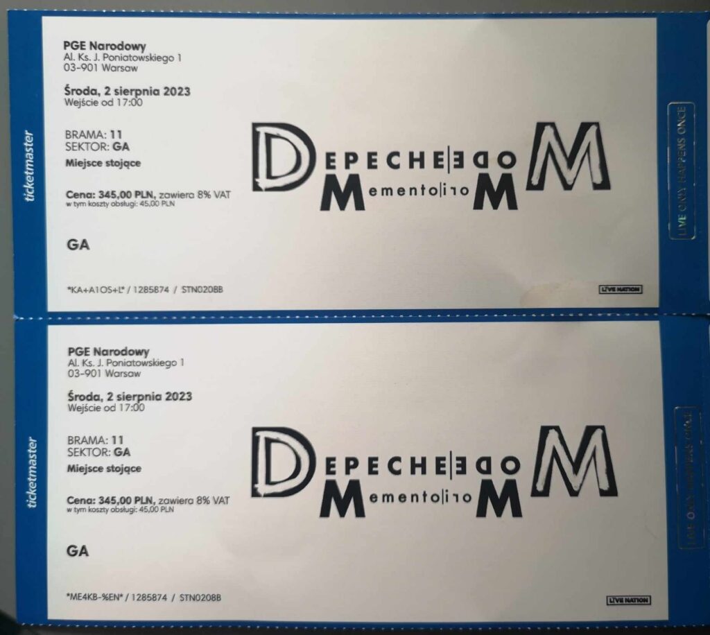Depeche Mode PGE Narodowy