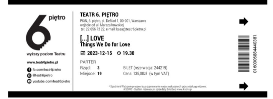LOVE – Teatr 6 Piętro