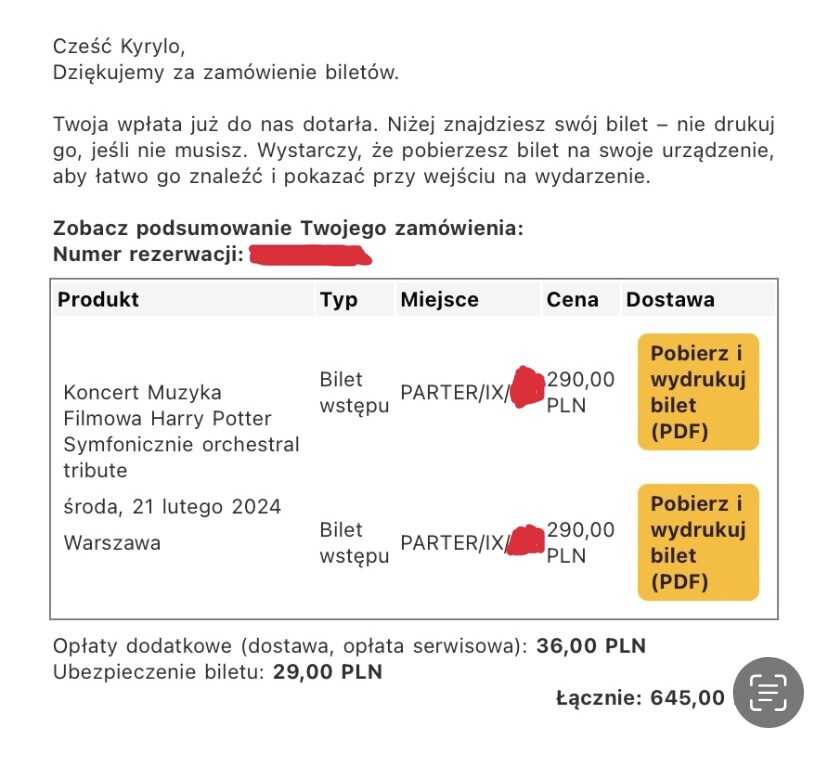 Koncert Muzyka Filmowa Harry Potter Symfonicznie